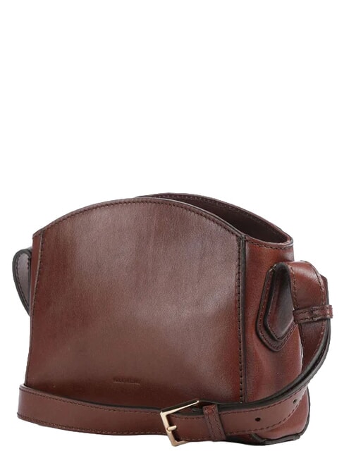 COSTANZA Mini-Schultertasche aus Leder BRAUN - Damentaschen
