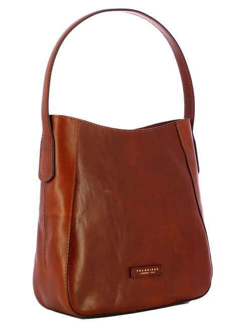 MADDALENA Hobo-Schultertasche aus Leder BRAUN - Damentaschen