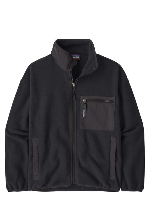 SYNCH Jacke aus recyceltem Fleece Schwarz, einfarbig - Damenjacken