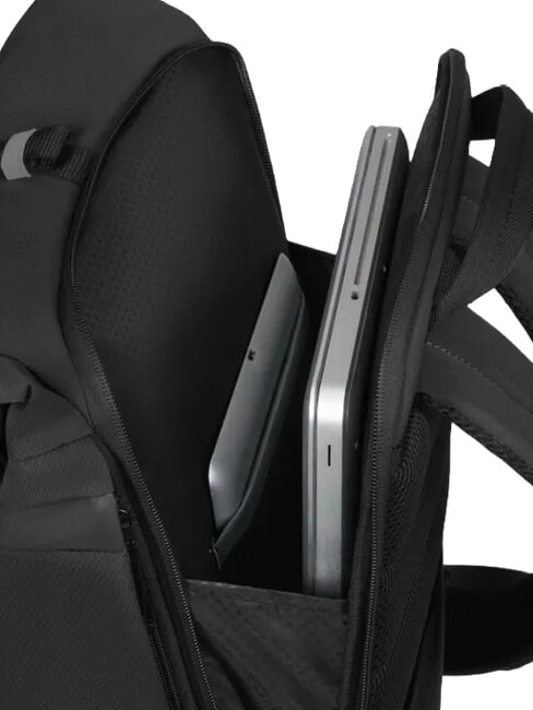 MODERNY 15,6-Zoll-Laptop-Rucksack, erweiterbar SCHWARZ - PC-Rucks&auml;cke