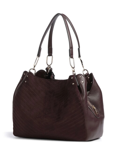 CIRRY Mittelgro&szlig;e Schultertasche rote Aubergine - Damentaschen