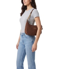 LIUJO RIDHI Embossed Schultertasche mit Schultergurt Tabak - Damentaschen - 2
