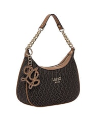 LIUJO RIDHI Jacquard Schultertasche mit Schultergurt t.moro - Damentaschen - 3