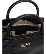 LIUJO RIDHI Handtasche mit abnehmbarem Schultergurt SCHWARZ - Damentaschen - 4