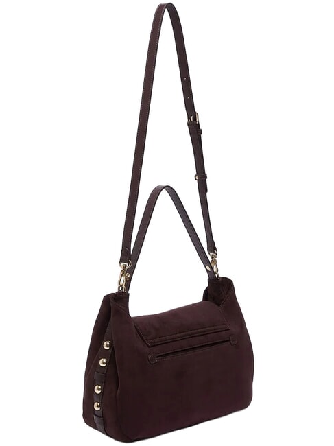 GERONA Handtasche mit Schulterriemen rote Aubergine - Damentaschen