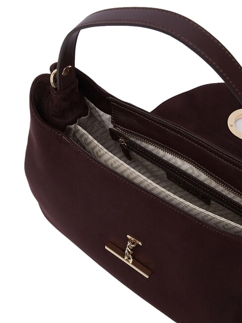 GERONA Handtasche mit Schulterriemen rote Aubergine - Damentaschen