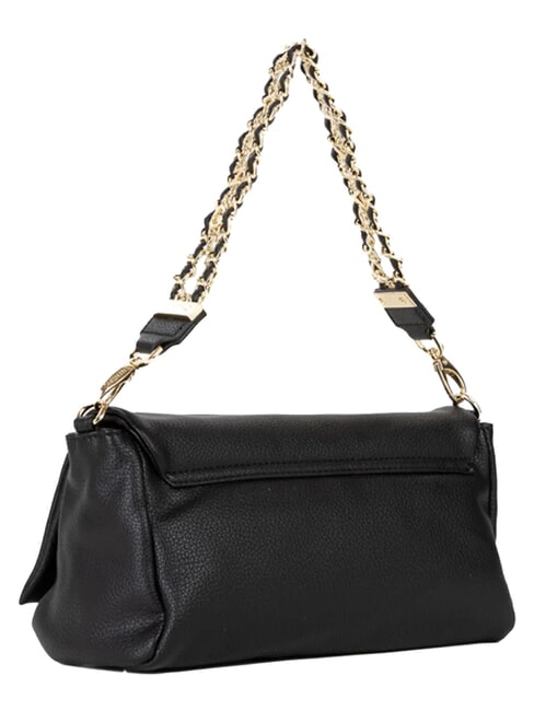 LENA Schultertasche mit Schultergurt Schwarz - Damentaschen