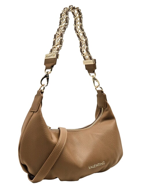 LENA Schultertasche mit Schultergurt taupe - Damentaschen