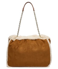 MARIO VALENTINO MAX Schultertasche mit Kette Leder/Ecru - Damentaschen - 3