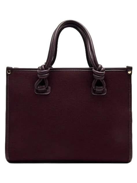 WINTER AELLA Handtasche mit Schulterriemen Bordeaux - Damentaschen