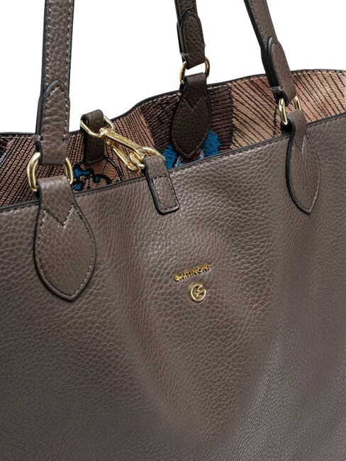 PLANETARIUM Schultertasche mit Clutch Wildgr&uuml;n/Milit&auml;rgr&uuml;n - Damentaschen