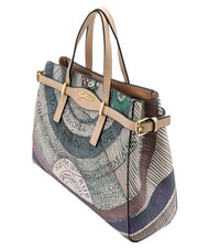GATTINONI PLANETARIUM Handtasche mit Schulterriemen und Clutch Aquarell/Beige - Damentaschen - 3