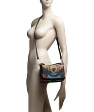 GATTINONI PLANETARIUM Mini-Schultertasche mit Schultergurt planet.black print - Damentaschen - 5