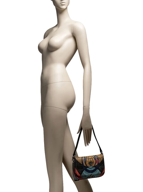 PLANETARIUM Mini-Schultertasche mit Schultergurt planet.black print - Damentaschen