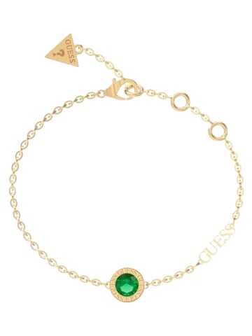 COLOR MY DAY Armband mit Zirkonia Gelbgold/Smaragd - Armb&auml;nder