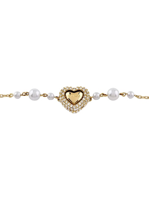 BELOVED Herzf&ouml;rmiges Charm-Armband gelbes Gold - Armb&auml;nder