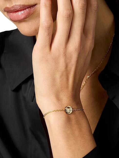 BORBOLETA Schmetterlings-Charm-Armband gelbes Gold - Armb&auml;nder