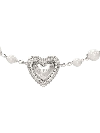 BELOVED Herzf&ouml;rmiges Charm-Armband SILBER - Armb&auml;nder