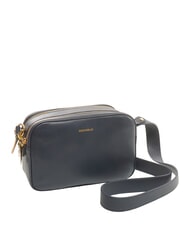 COCCINELLE ALPHA Kleine Schultertasche aus Leder Mitternachtsblau - Damentaschen - 2