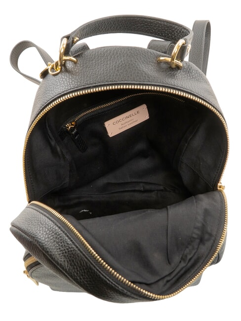 ALPHA Lederrucksack Schwarz - Damentaschen