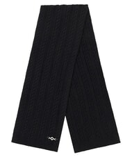 GUESS FRANCES KNITTED Schal mit Flechtmuster SCHWARZ - Schals - 2