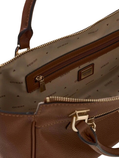 ANTONIA Handtasche mit Schulterriemen COGNAC - Damentaschen
