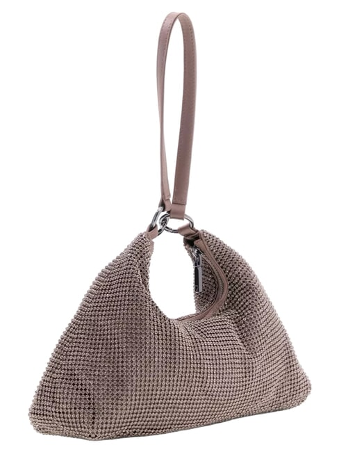 JEWELS Schultertasche, doppelt tragbar Zinn - Damentaschen
