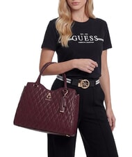 GUESS TAMARA Handtasche mit Schulterriemen Merlot - Damentaschen - 2
