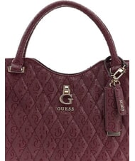 GUESS TAMARA Handtasche mit Schulterriemen Merlot - Damentaschen - 6