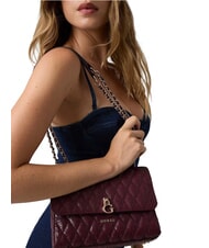 GUESS TAMARA Gesteppte Schultertasche Merlot - Damentaschen - 2