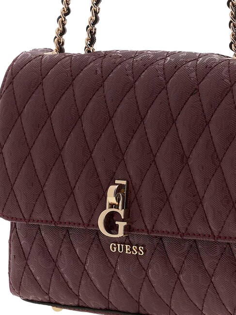 TAMARA Gesteppte Schultertasche Merlot - Damentaschen