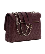 GUESS TAMARA Gesteppte Schultertasche Merlot - Damentaschen - 4