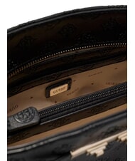 GUESS CARMELLA Handtasche mit zwei Henkeln schwarzes Logo - Damentaschen - 3