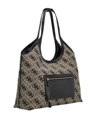 GUESS SAMANTHA Umh&auml;ngetasche schwarzes Logo - Damentaschen - 2