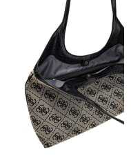 GUESS SAMANTHA Umh&auml;ngetasche schwarzes Logo - Damentaschen - 5