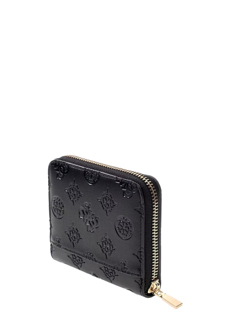 CARMELLA Kompaktes Portemonnaie schwarzes Logo - Brieftaschen Damen