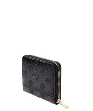 GUESS CARMELLA Kompaktes Portemonnaie schwarzes Logo - Brieftaschen Damen - 2