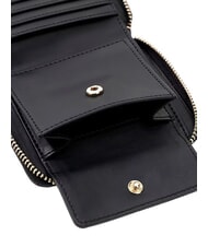 GUESS CARMELLA Kompaktes Portemonnaie schwarzes Logo - Brieftaschen Damen - 4