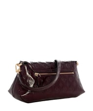 GUESS CARMELLA Umh&auml;ngetasche burgunderrotes Logo - Damentaschen - 2