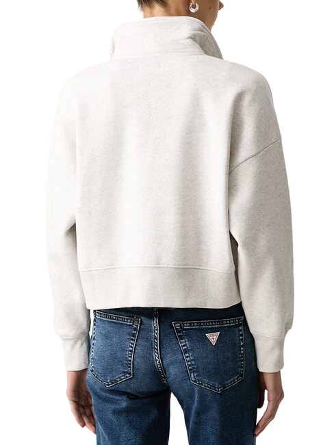 SCRIPT EMBRO NOTCH Sweatshirt mit Kragen gj lt grey heather - Sweatshirts Damen