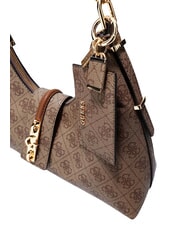 GUESS YVONNE LOGO Umh&auml;ngetasche MILCH-LOGO - Damentaschen - 4