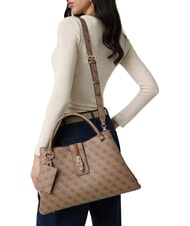 GUESS YVONNE LOGO Handtasche mit Schulterriemen MILCH-LOGO - Damentaschen - 2