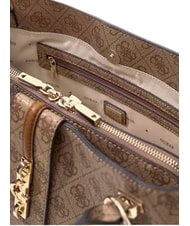 GUESS YVONNE LOGO Handtasche mit Schulterriemen MILCH-LOGO - Damentaschen - 6
