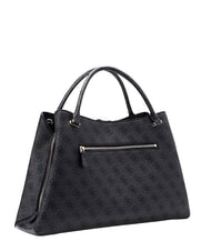 GUESS YVONNE LOGO Handtasche mit Schulterriemen Kohle - Damentaschen - 3
