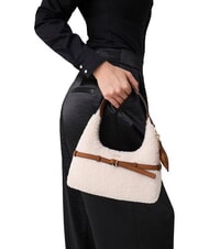 GUESS TAYLOR Handtasche Cremewei&szlig;/Cognac - Damentaschen - 2