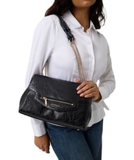 GUESS ANTONIA Schultertasche mit zwei Henkeln SCHWARZ - Damentaschen - 5