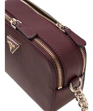 GUESS NOELLE 2  Mini-Schulterkameratasche Burgund - Damentaschen - 4