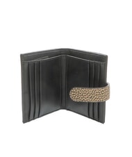 BORBONESE BRUNCH Kompaktes Portemonnaie natur op / schwarz - Brieftaschen Damen - 2