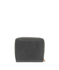 BORBONESE BIRDIE Mittelgro&szlig;e Ledergeldb&ouml;rse schwarz / naturop - Brieftaschen Damen - 3