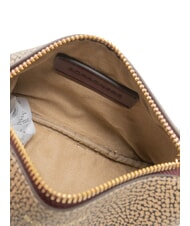 BORBONESE BRUNCH Kosmetiktasche natural op/merlot - Etuitaschen &amp; Necessaire - 5